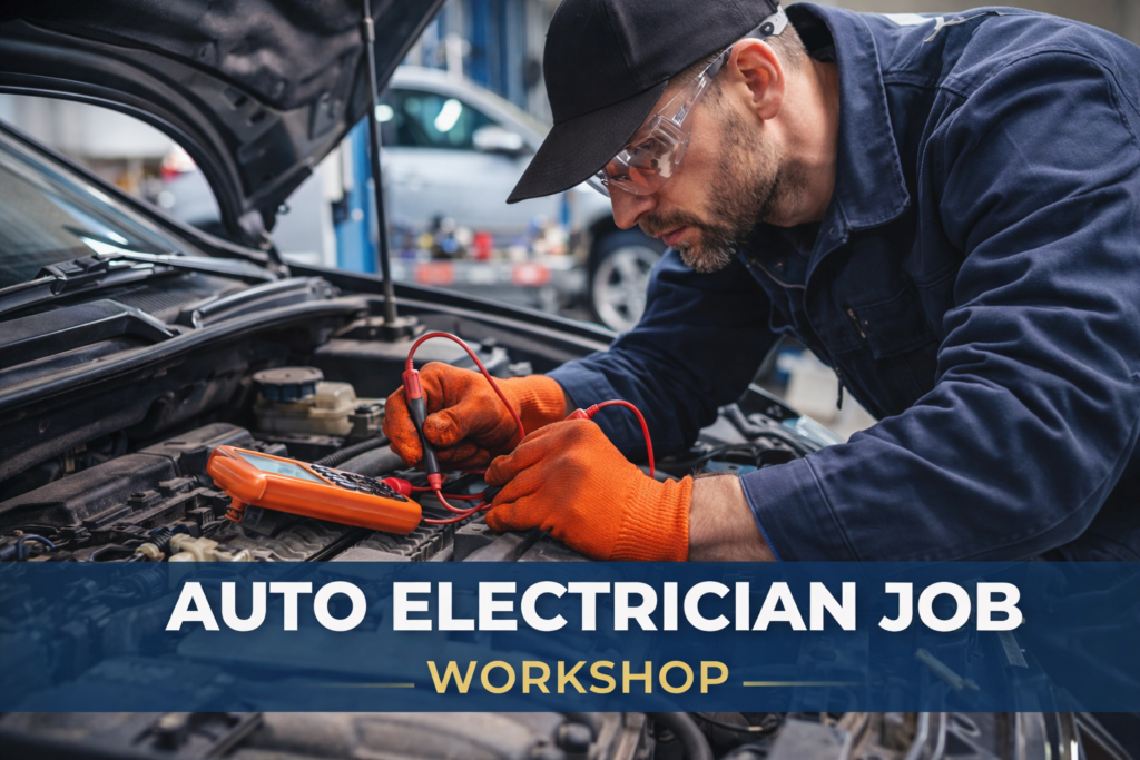 Auto Electrician Job- Workshop