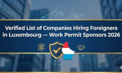 Verified List of Companies Hiring Foreigners in Luxembourg — Work Permit Sponsors 2026