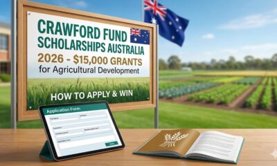 Crawford Fund Scholarships Australia 2026 - $15,000 Grants for Agricultural Development (How to Apply & Win)
