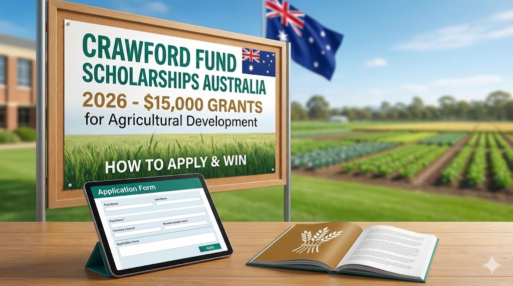 Crawford Fund Scholarships Australia 2026 - $15,000 Grants for Agricultural Development (How to Apply & Win)