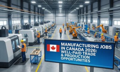Manufacturing Jobs in Canada: Well-Paid Trade and Production Opportunities 2026