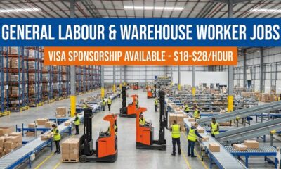 General Labour & Warehouse Worker Jobs with Visa Sponsorship