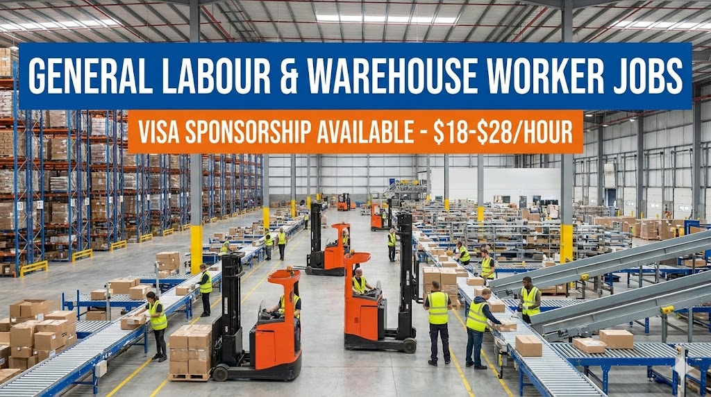 General Labour & Warehouse Worker Jobs with Visa Sponsorship