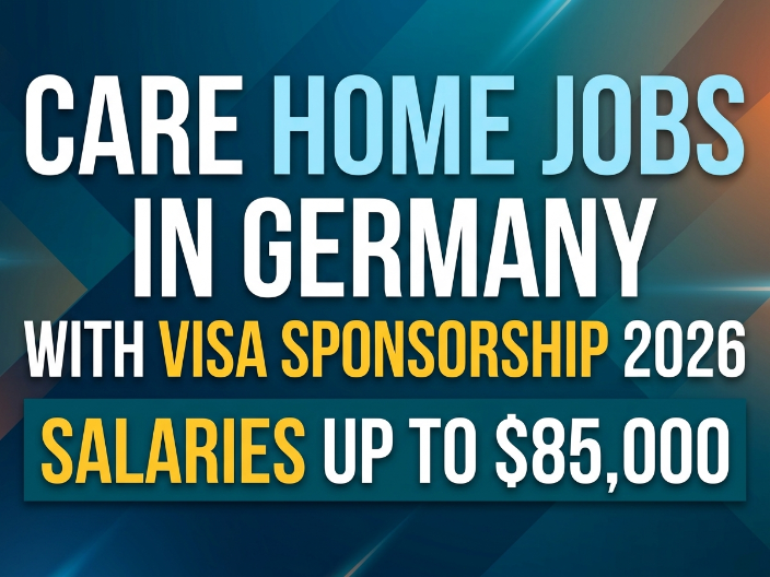 Care Home Jobs in the Germany With Visa Sponsorship 2026: Salaries Up to $85,000