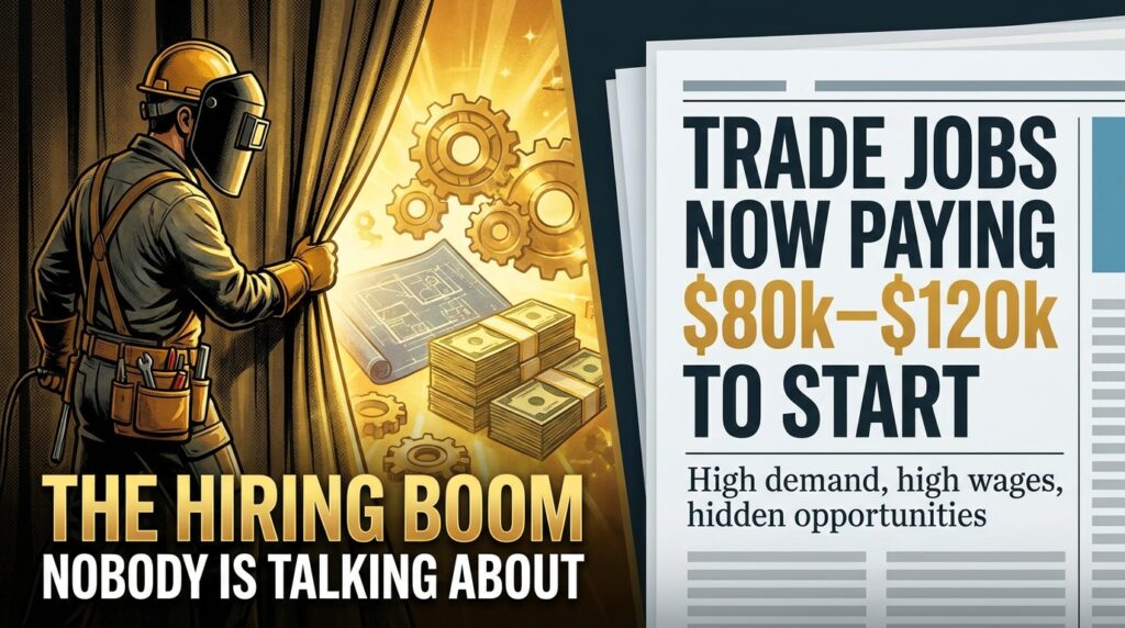 The Hiring Boom Nobody Is Talking About: Trade Jobs Now Paying $80k–$120k to Start